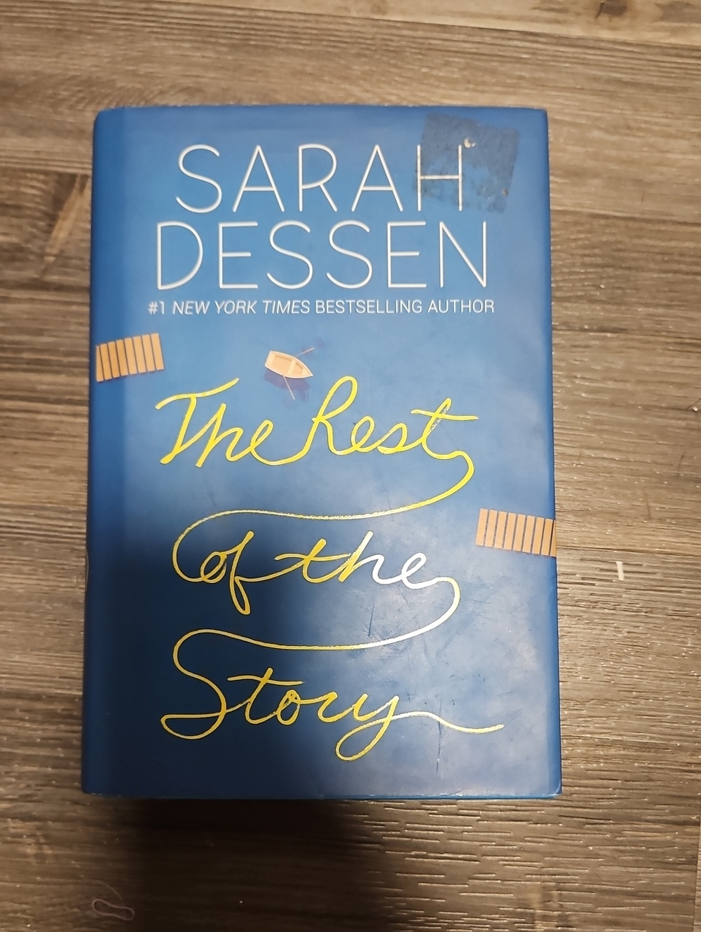 Sarah Dessen "The Rest of the Story" - Blue Hardcover Book